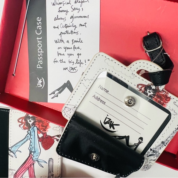 IZAK Passport Case & Luggage Tag - Picture 3 of 6